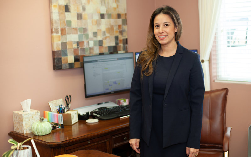Nancy at Desk